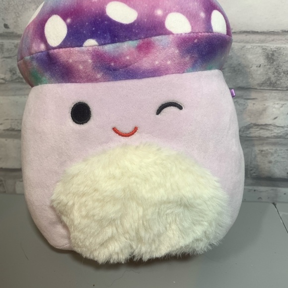 Squishmallows Other - Purple and White Mushroom Squishmellow